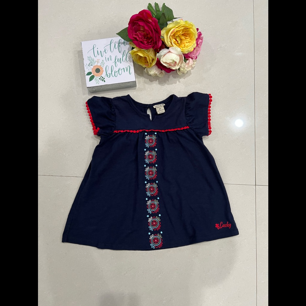 Lucky Brand Navy Girl Top Lucky Brand Navy Girl Top